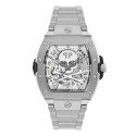 Reloj Philipp Plein The Skeleton Plateado Automático Hombre PWJFA0425