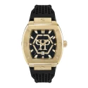 Reloj Philipp Plein The Hexagon Phatom Negro y Dorado Analógico Hombre PWPUA0424