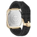 Reloj Philipp Plein The Hexagon Phatom Negro y Dorado Analógico Hombre PWPUA0424