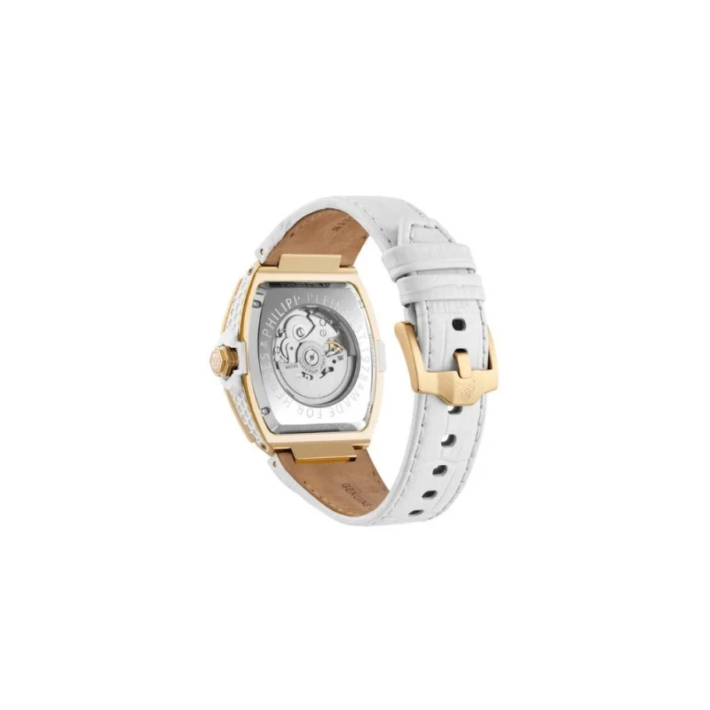 Reloj Philipp Plein The Skeleton Blanco y Dorado Automático Hombre PWJHA0326