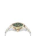 Reloj Philipp Plein Majesty Plateado, Dorado y Verde Analógico Hombre PWBHA0626