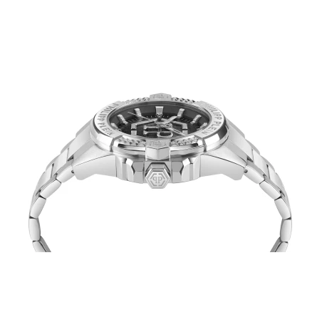 Reloj Philipp Plein Majesty Plateado y Negro Analógico Hombre PWBHA0526