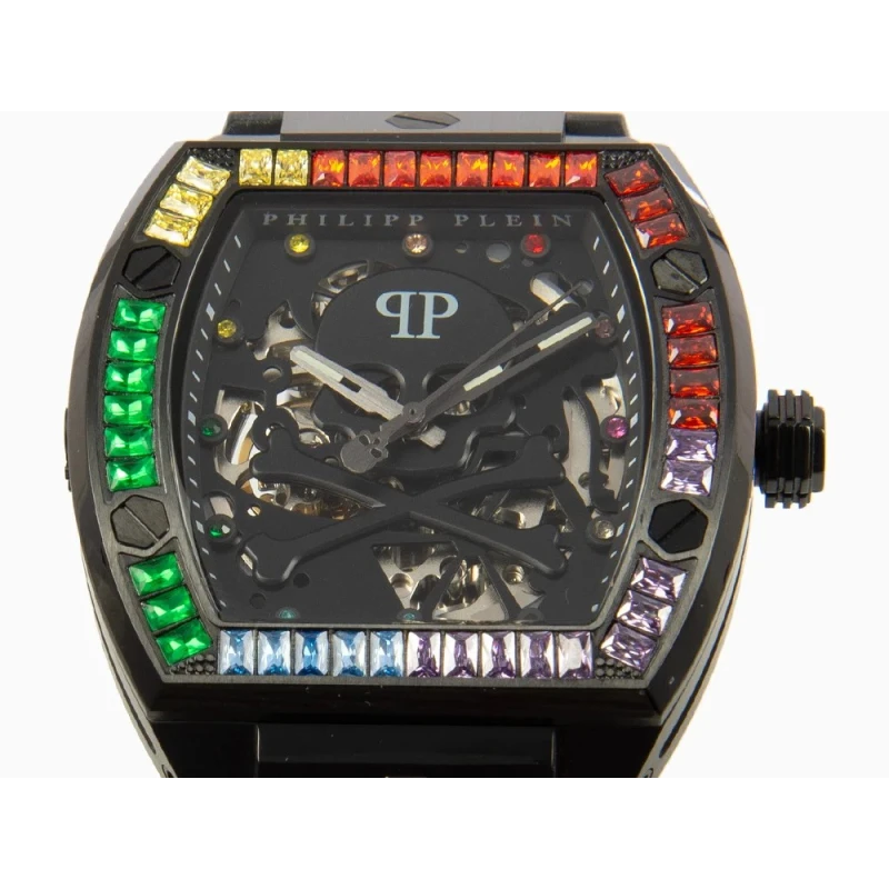 Reloj Philipp Plein The Skeleton Negro Automático Hombre PWBAA0621