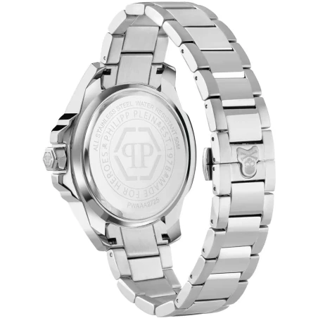Reloj Philipp Plein The Skull Plateado y Negro Analógico Hombre PWAAA2725