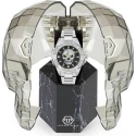 Reloj Philipp Plein The Skull Plateado y Negro Analógico Hombre PWAAA2725