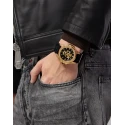Reloj Philipp Plein The Skull Dorado y Negro Analógico Hombre PWAAA0221