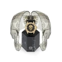 Reloj Philipp Plein The Skull Dorado y Negro Analógico Hombre PWAAA0221