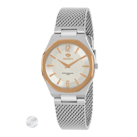 Reloj Marea Plateado y Rosado Analógico Mujer B54310/3