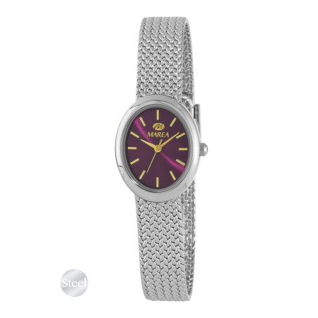 Reloj Marea Plateado y Fucsia Analógico Mujer B54326/3