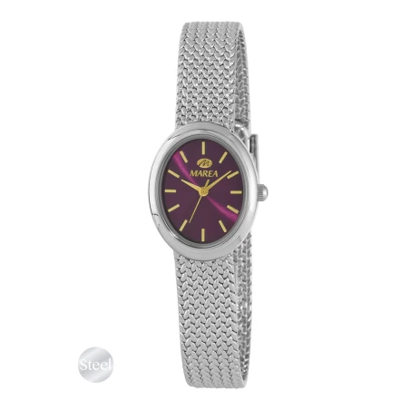 Reloj Marea Plateado y Fucsia Analógico Mujer B54326/3