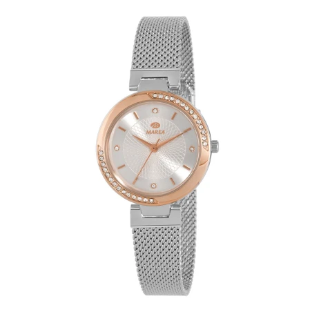 Reloj Marea Plateado y Rosado Analógico Mujer B41458/3