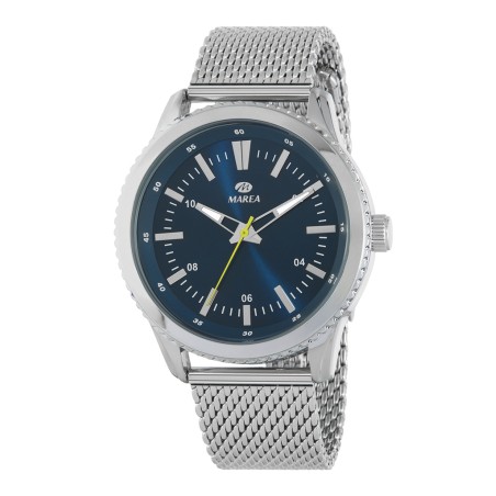 Reloj Marea Plateado y Azul Analógico Hombre B41461/3