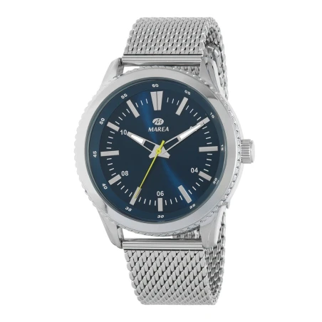 Reloj Marea Plateado y Azul Analógico Hombre B41461/3