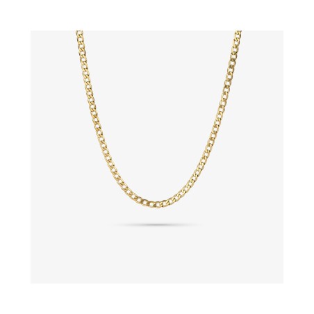 Collar Radiant Flat Padlock Acero Dorado Hombre RH000229