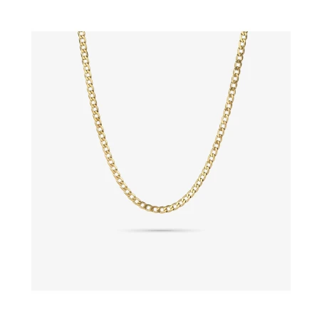 Collar Radiant Flat Padlock Acero Dorado Hombre RH000229