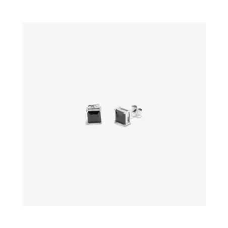 Pendientes Radiant Atlante Acero y Piedra Ónix Hombre RH000308