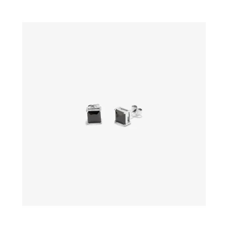Pendientes Radiant Atlante Acero y Piedra Ónix Hombre RH000308