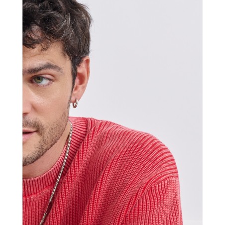 Pendiente Individual Radiant Curly Aro Acero Hombre RH000391