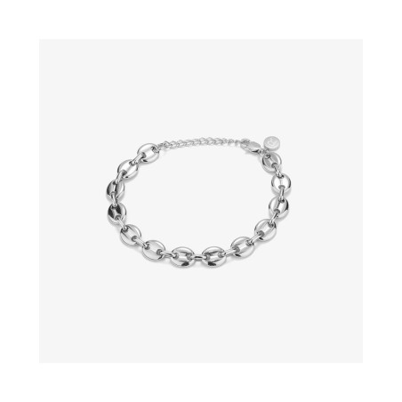 Pulsera Radiant Calabrote Acero Plateado Hombre RH000220