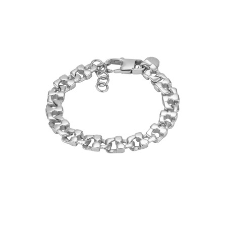 Pulsera Radiant Code Twist Acero Plateado Hombre RH000328