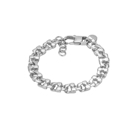 Pulsera Radiant Code Twist Acero Plateado Hombre RH000328