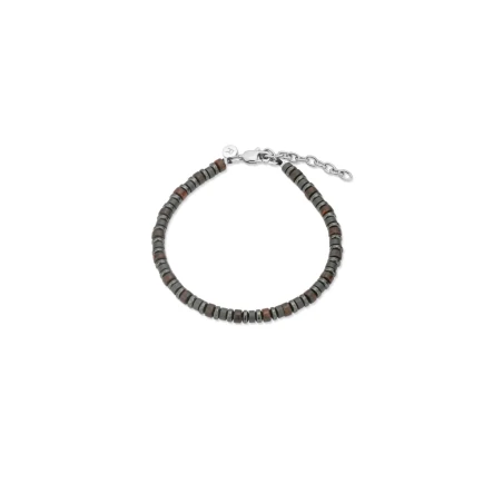 Pulsera Radiant Boheme Acero y Piedras Negras Hombre RH000364