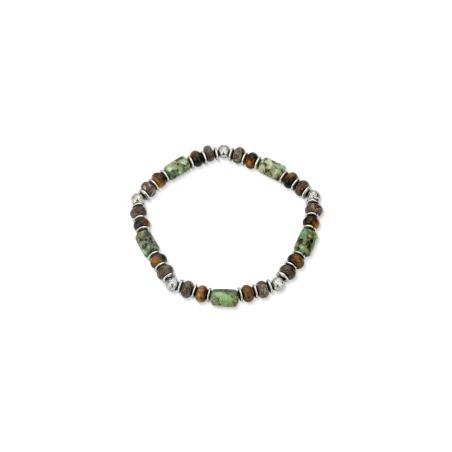 Pulsera Radiant Boheme Acero y Piedras Multicolor Hombre RH000369