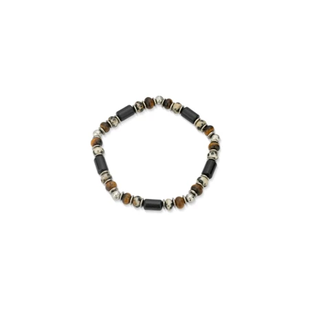 Pulsera Radiant Boheme Acero y Piedras Multicolor Hombre RH000370