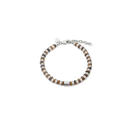 Pulsera Radiant Boheme Acero y Cuentas Hombre RH000371
