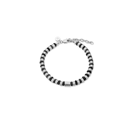 Pulsera Radiant Boheme Acero y Cuentas Hombre RH000372