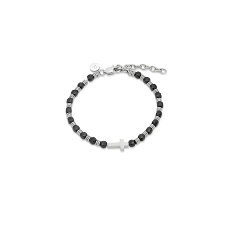 Pulsera Radiant S-Tyle Cruz Acero y Piedras Hombre RH000379