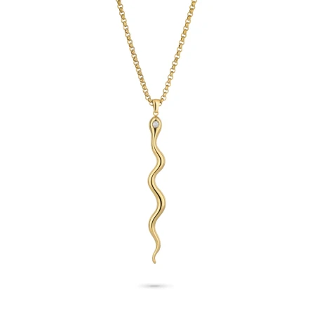 Collar Radiant Nature Serpiente Acero Dorado Mujer RY000472