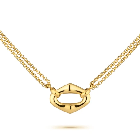 Collar Radiant Vendeta Acero Dorado Mujer RY000494