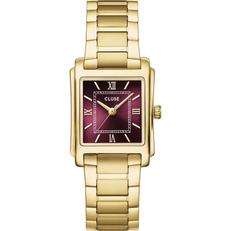 Reloj Cluse Anglée Dorado y Cereza Analógico Mujer CW16603 