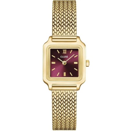 Reloj Cluse Gracieuse Mini Dorado y Cereza Analógico Mujer CW15510