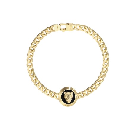 Pulsera Guess Panther Acero Dorado Hombre JUMB06086JWYGS