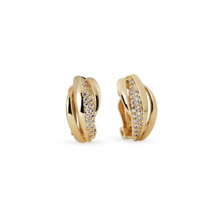 Pendientes Vidal&Vidal Hele Baño Oro y Circonitas G4169