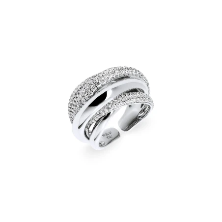 Anillo Vidal&Vidal Luire Baño Plata y Circonitas X281321618