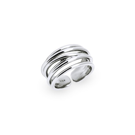 Anillo Vidal&Vidal Siara Tiras Baño Plata X282951214