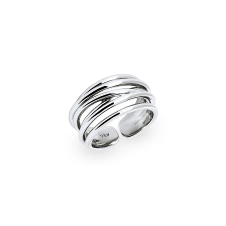 Anillo Vidal&Vidal Siara Tiras Baño Plata X282951214
