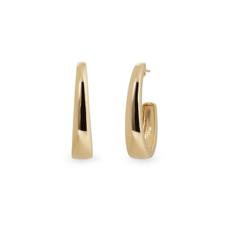 Pendientes Vidal&Vidal Arc Ovales Baño Oro X48151