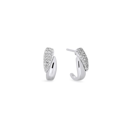 Pendientes Vidal&Vidal Celine Baño Plata y Circonitas Q4190