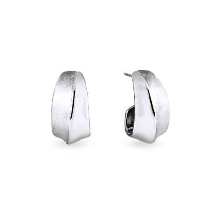 Pendientes Vidal&Vidal Semiluna Textura Dual X28078A