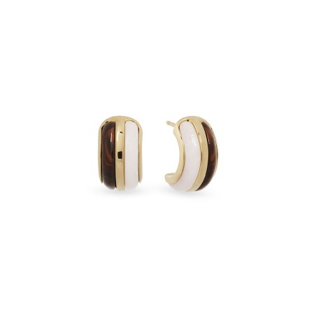 Pendientes Vidal&Vidal Mini Semiluna Camel X48634