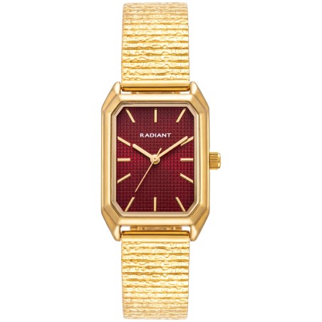 Reloj Radiant Demi Dorado y Burdeos Analógico Mujer RA700204