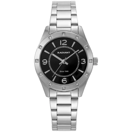 Reloj Radiant Couture Plateado y Negro Analógico Mujer RA708202