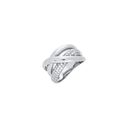 Anillo Vidal&Vidal Luz Tiras Baño Plata y Circonitas X273541618A