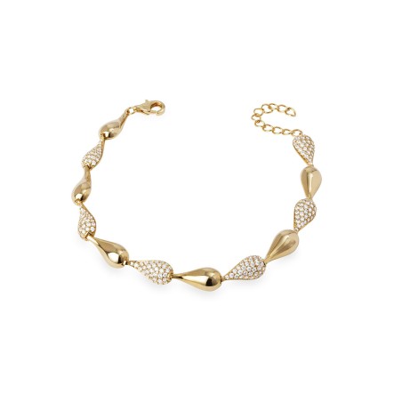 Pulsera Vidal&Vidal Cascade baño Oro y Circonitas Blancas X4779717B