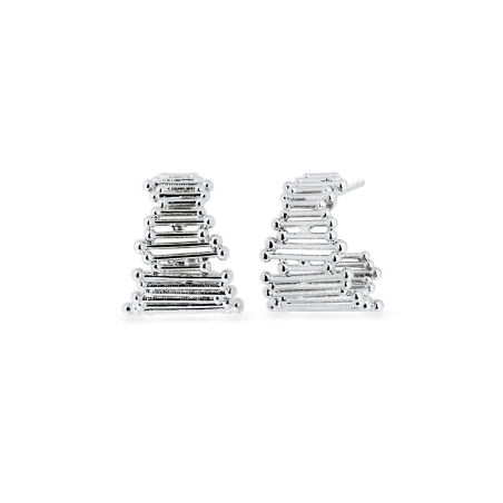 Pendientes VIDAL & VIDAL Ombra Baño Plata X28040B