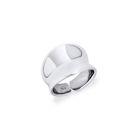 Anillo Vidal&Vidal Maxi Plise Baño Plata X285331214 